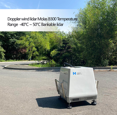 Variação da temperatura negociável em banco -40℃ dos Molas B300 do lidar do vento de Doppler ~ 50℃