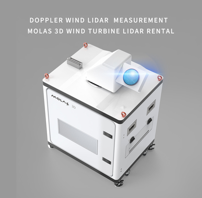 Medida alugado do lidar do vento do lidar Doppler da turbina eólica dos Molas 3d