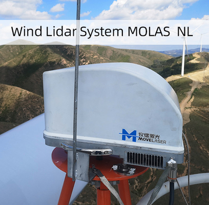 10 seções Taxa de amostragem de 4 Hz Vento Lidar Medição precisa de 50m a 200m