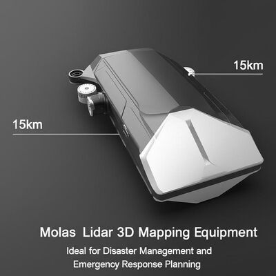 Distância Máxima de Aquisição 15km Equipamento de Mapeamento 3D Molas Lidar Ideal para Gerenciamento de Desastres e Planejamento de Resposta a Emergências