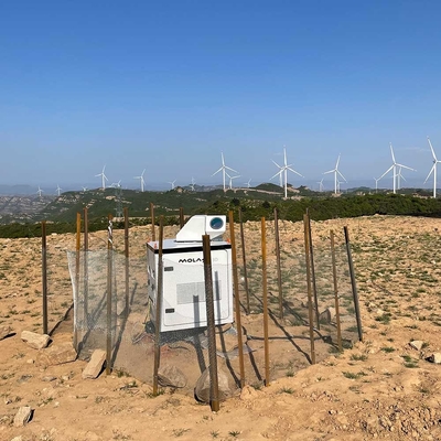 Balanço do feixe do lidar Doppler do vento a pouca distância do mar do NTP GPS de Modbus TCP