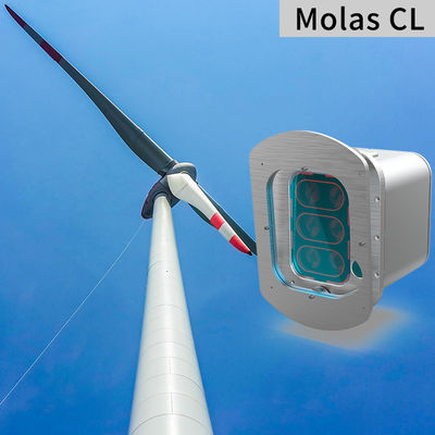 buy Faixa de temperatura de sobrevivência de menos 45°C a mais 65°C Lidar para medição de vento, oferecendo classificação de gabinete IP65 e resistência à luz ambiente de 100Klux projetada para monitoramento de vento online manufacture