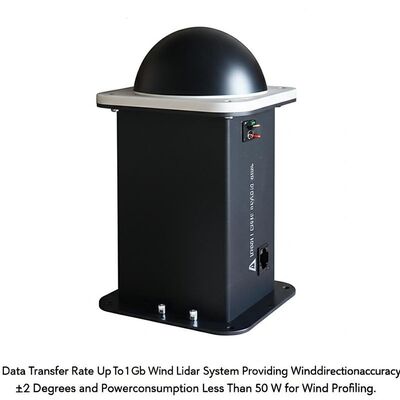 buy Taxa de transferência de dados de até 1 Gb/s. Sistema Lidar de vento fornecendo precisão de direção do vento de ±2 graus e consumo de energia inferior a 50 W para perfilagem de vento. online manufacture