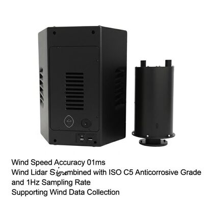 buy Precisão da Velocidade do Vento 01ms Sistema Lidar de Vento Combinado com Grau Anticorrosivo ISO C5 e Taxa de Amostragem de 1Hz Suportando Coleta de Dados de Vento online manufacture