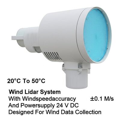 buy 20°C a 50°C Sistema Lidar de Vento Com Precisão de Velocidade do Vento ±0,1 M/s E Fornecimento de Energia 24 V DC Projetado para Recolha de Dados do Vento online manufacture