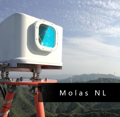 Frequência de amostragem do Lidar de Vento Offshore de Quatro Feixes 4hz Faixa de Velocidade do Vento -50~50m
