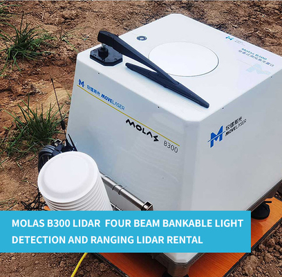Detecção clara negociável em banco alugado e agrupamento do lidar do feixe dos Molas B300 quatro