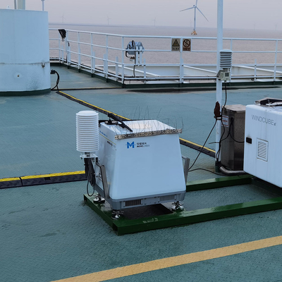 Molas terrestres B300m da frequência de amostra 1hz do lidar do vento de Doppler