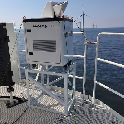 3D que fazem a varredura de lidar PPI RHI DBS LOS da velocidade do vento de Doppler programado fazem a varredura de negociável em banco