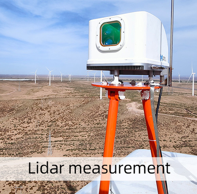 dispositivo do campo do vento da medida do vento do lidar do vetor de 50m-200m/400m/750m