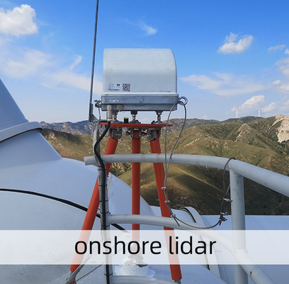 Nl400 4 Feixes 400m Vento Iris Lidar 0,1m/S 0,5° Aluguel de Precisão