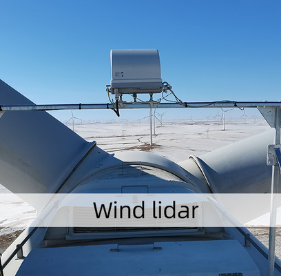 Aluguel Lidar de vento Doppler de 4 feixes Eolos Molas Nl ±0,5° Precisão de direção