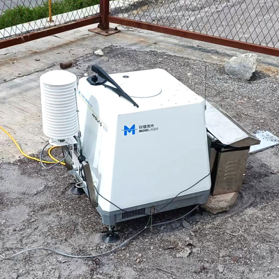 Doppler coerente de 12 camadas Lidar de vento laser pulsado 220VAC Alimentado com taxa de amostragem de 1Hz Potência de 60W