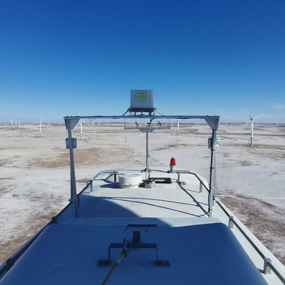Feixe do sistema do lidar do vento de 100 Molas de VAC-240VAC que aponta a precisão 0,1 graus