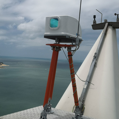 A barquinha de IP65 IP66 enrola o lidar da medida do vento do sistema Movelaser do lidar