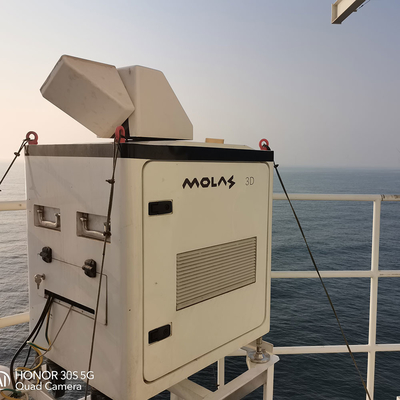 O radar cronometrando do perfilador do vento do laser 360 GPS Beidou mede o vento